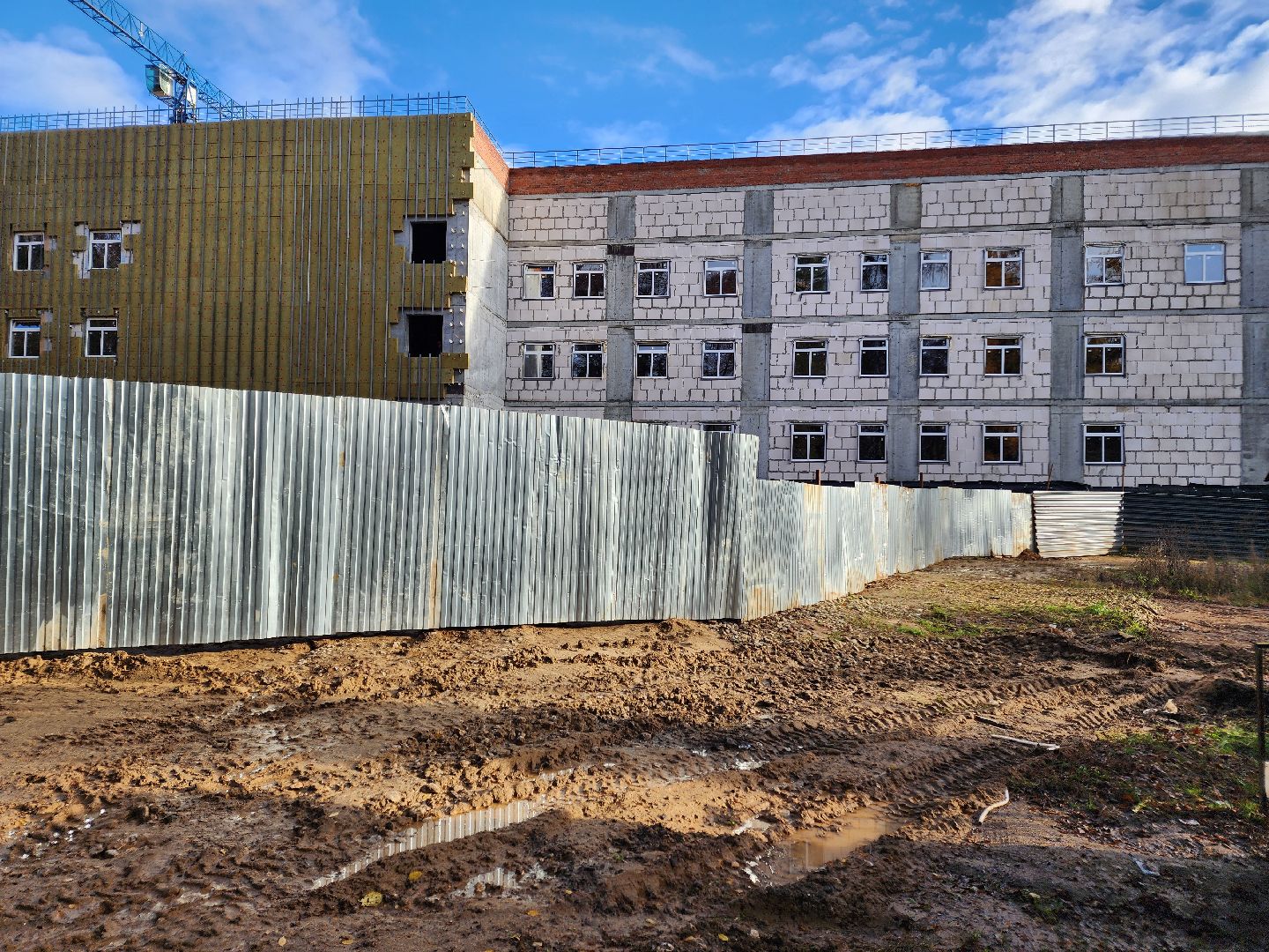 чехов, поселок мещерское, психиатрическая больница, новый лечебный корпус, строительство, реконструкция, внутренняя отделка помещений, оштукатуривание стен, кирпичная кладка, фасадные работы, остекление, инженерные сети, нацпроект здравоохранение, госпрограмма московской области,