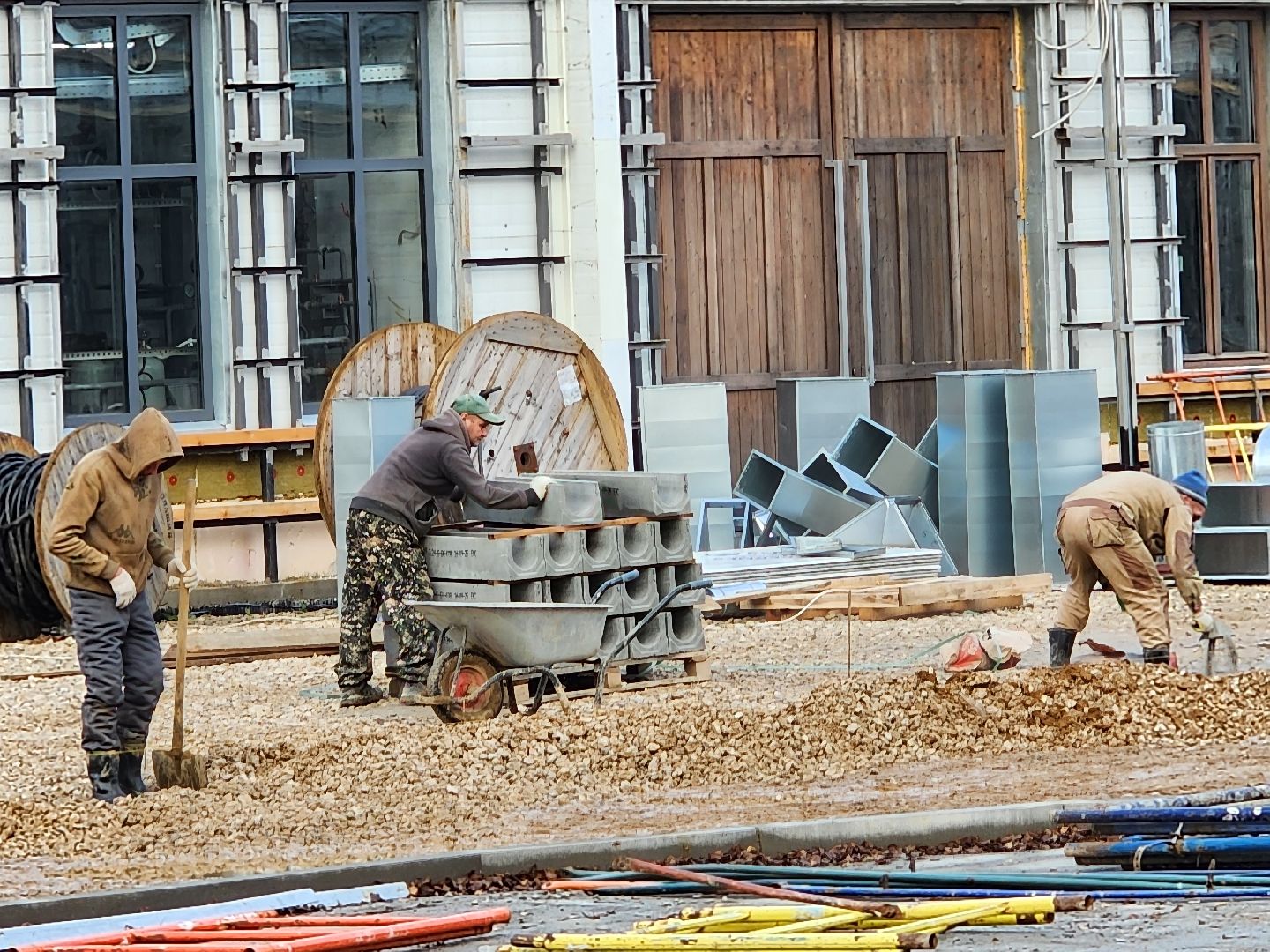 чехов, село мелихово, музей-заповедник, реконструкция, инженерно-технический корпус, строительство, ливневая канализация, ливневка, инженерные сети, благоустройство, парковка, проходы и проезды, губернатор подмосковья,