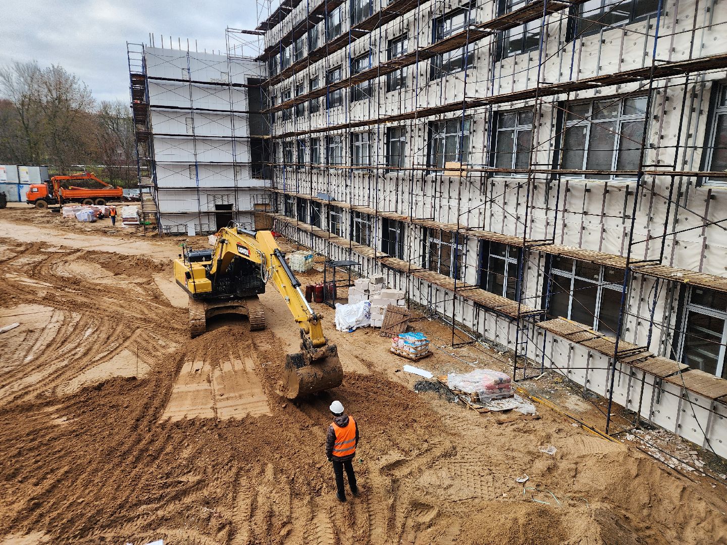 подольск, Строительство ,  Школа 16 подольск,