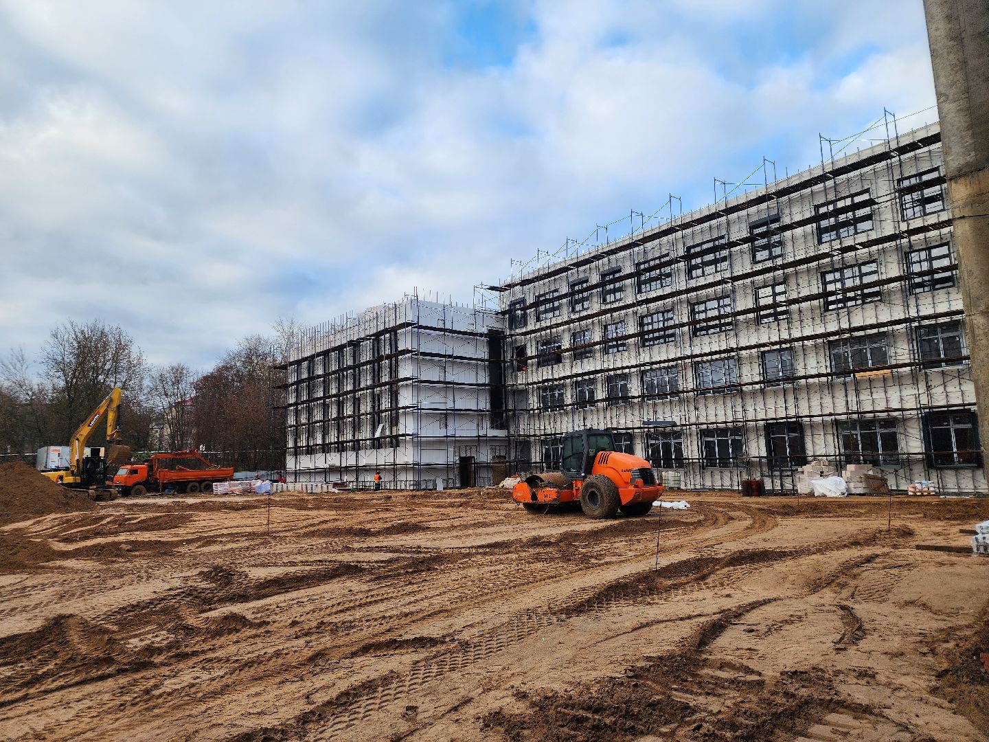 подольск, Строительство ,  Школа 16 подольск,