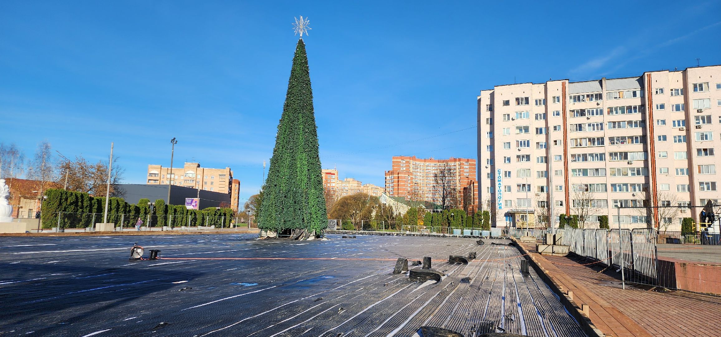 Истра, Каток, Благоустройство ,