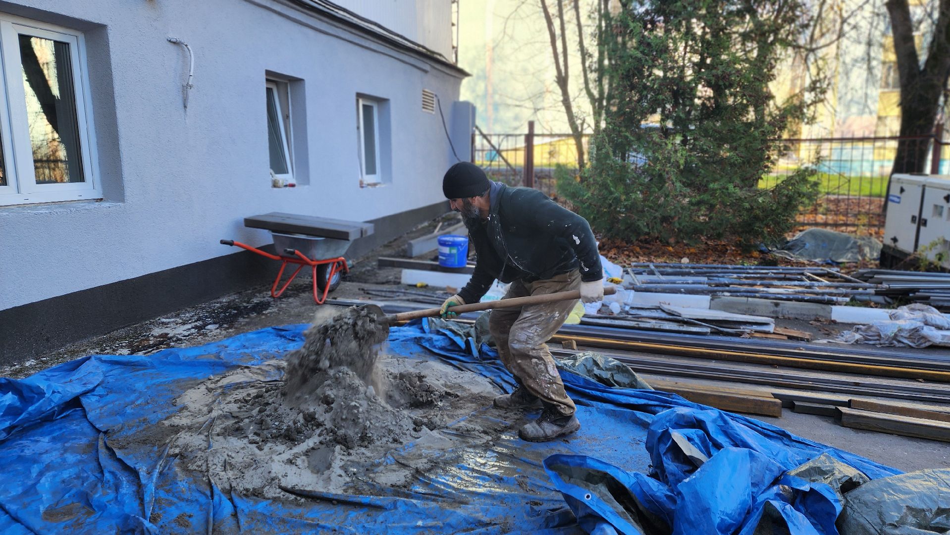 клин, детская больница, улица красная, ремонт фасада ,