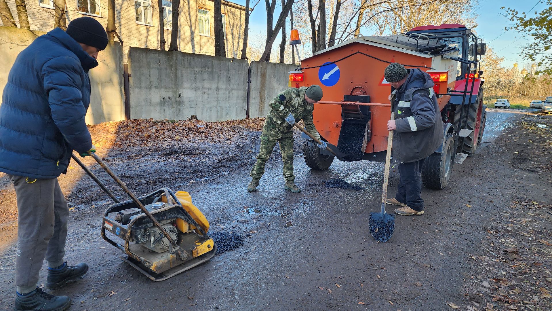 ямочный ремонт, благоустройство, истра,