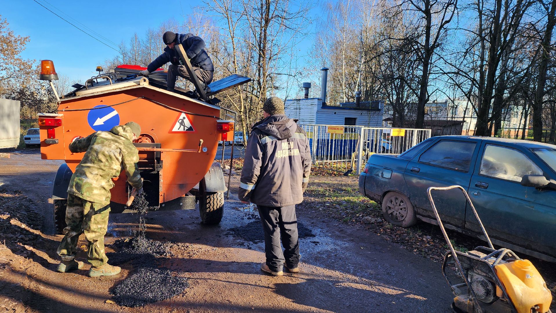 ямочный ремонт, благоустройство, истра,