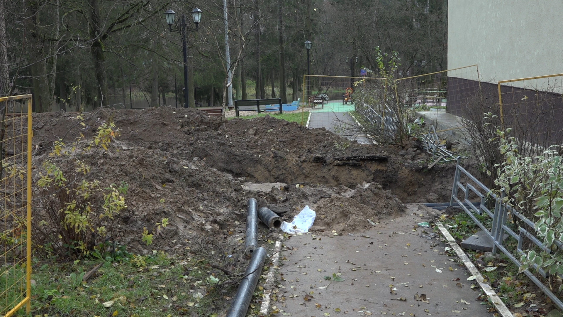 благоустройство территории, власиха благоустройство, теплосети власиха, ремонт теплотрассы, власиха теплоснабжение,