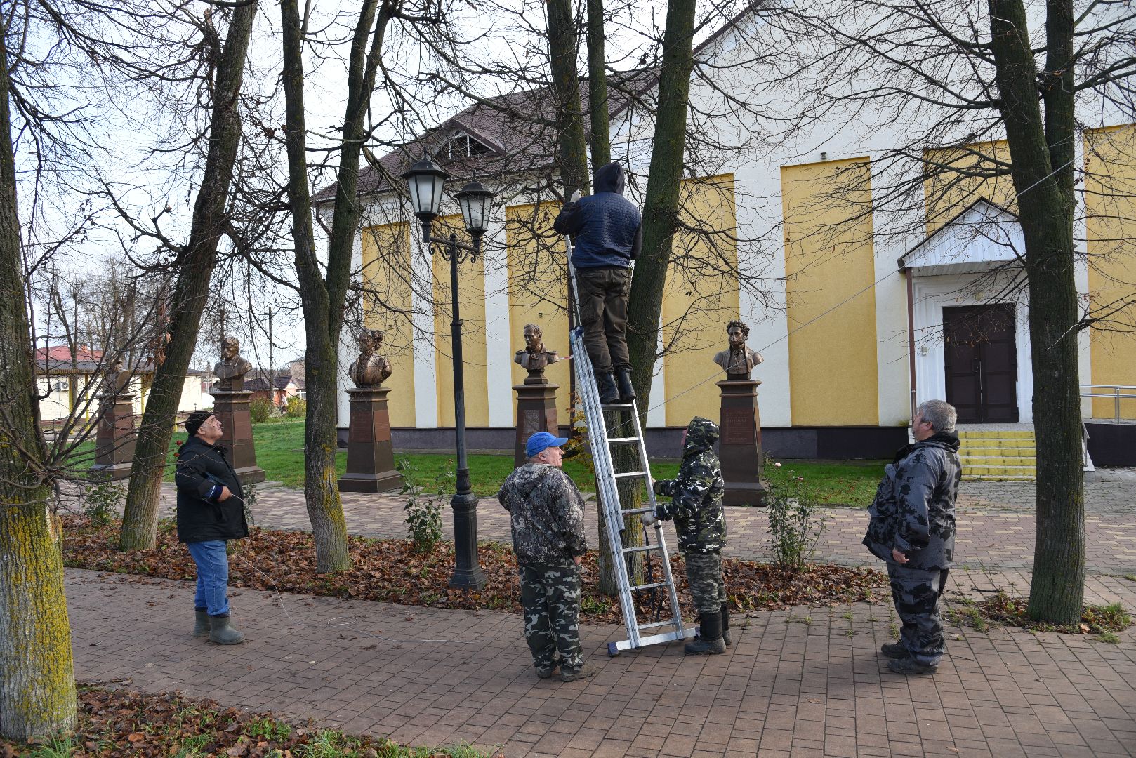 лотошино, благоустройство, новый год, лотошинский цдк,