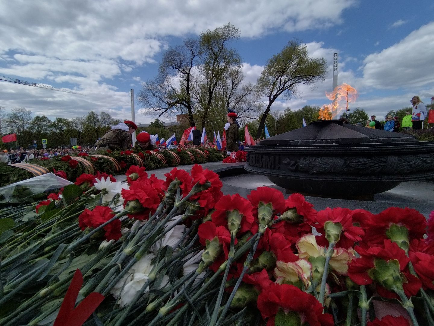 9 мая, День Победы, Мытищи, Вечный огонь