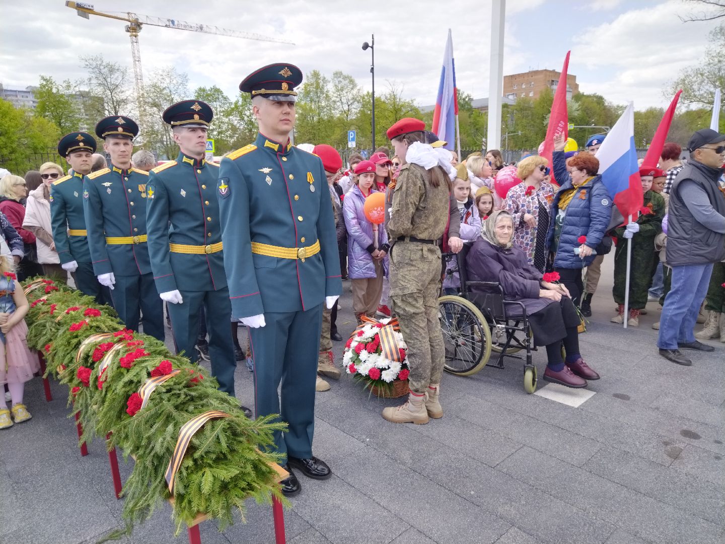 9 мая, День Победы, Мытищи, Вечный огонь