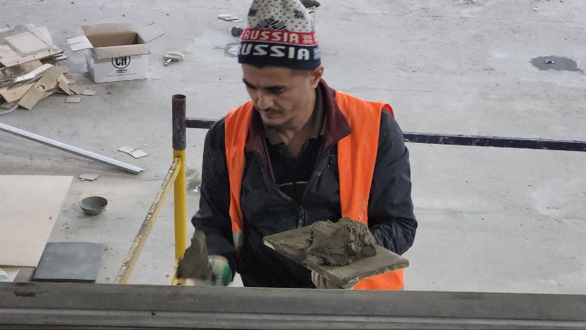 фок с бассейном, Лобня, Строительство ,