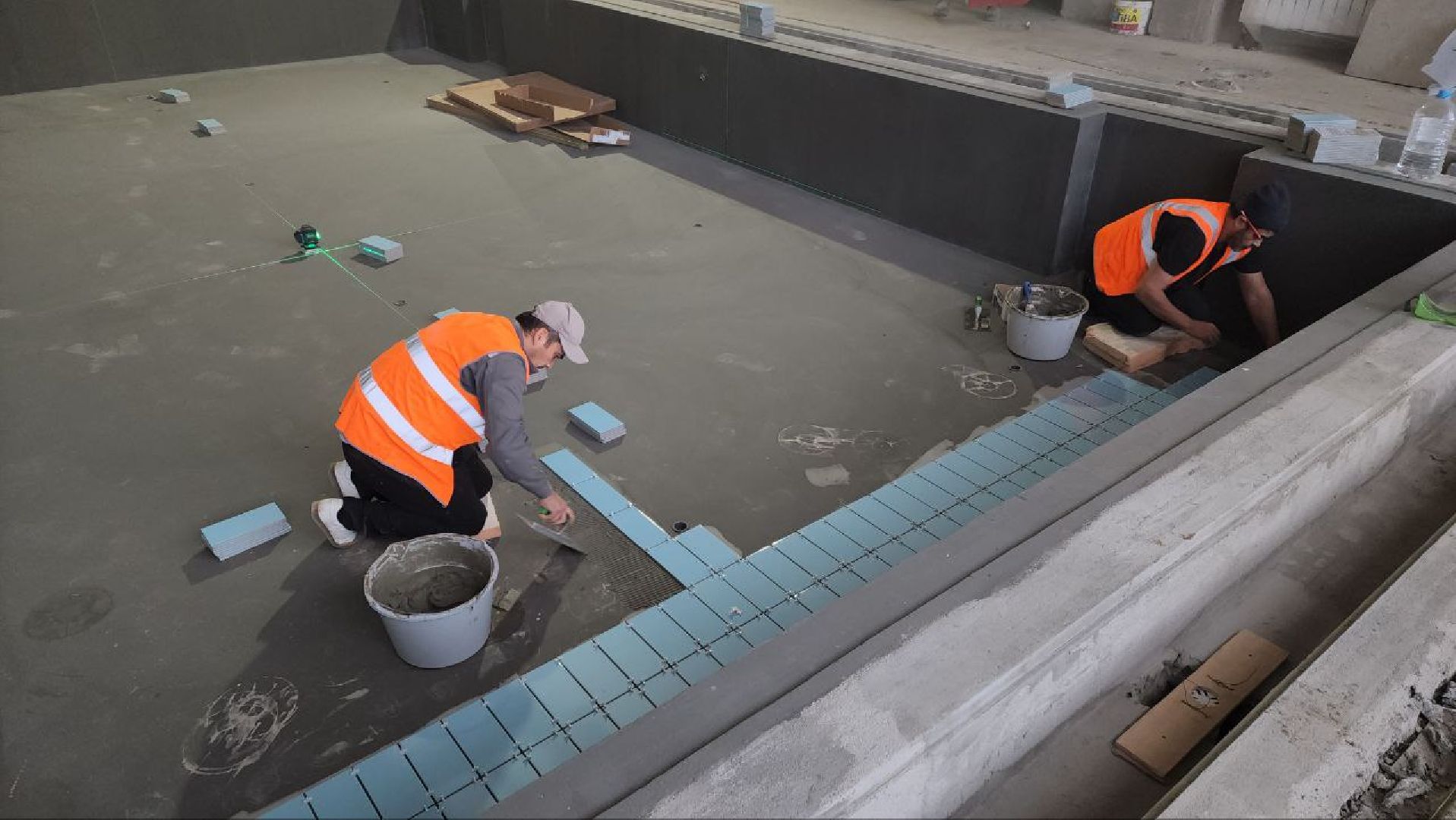 фок с бассейном, Лобня, Строительство ,