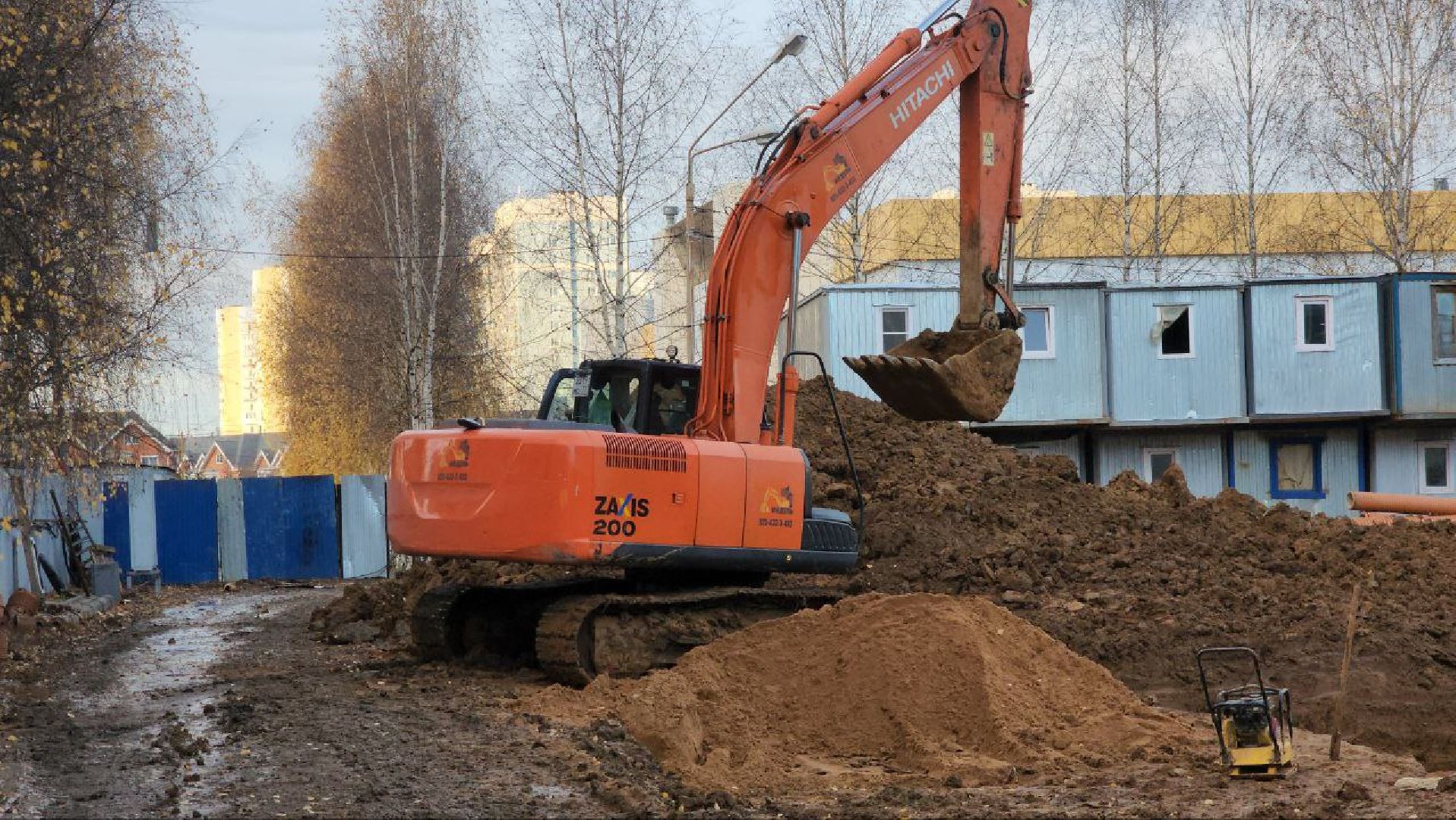 фок с бассейном, Лобня, Строительство ,