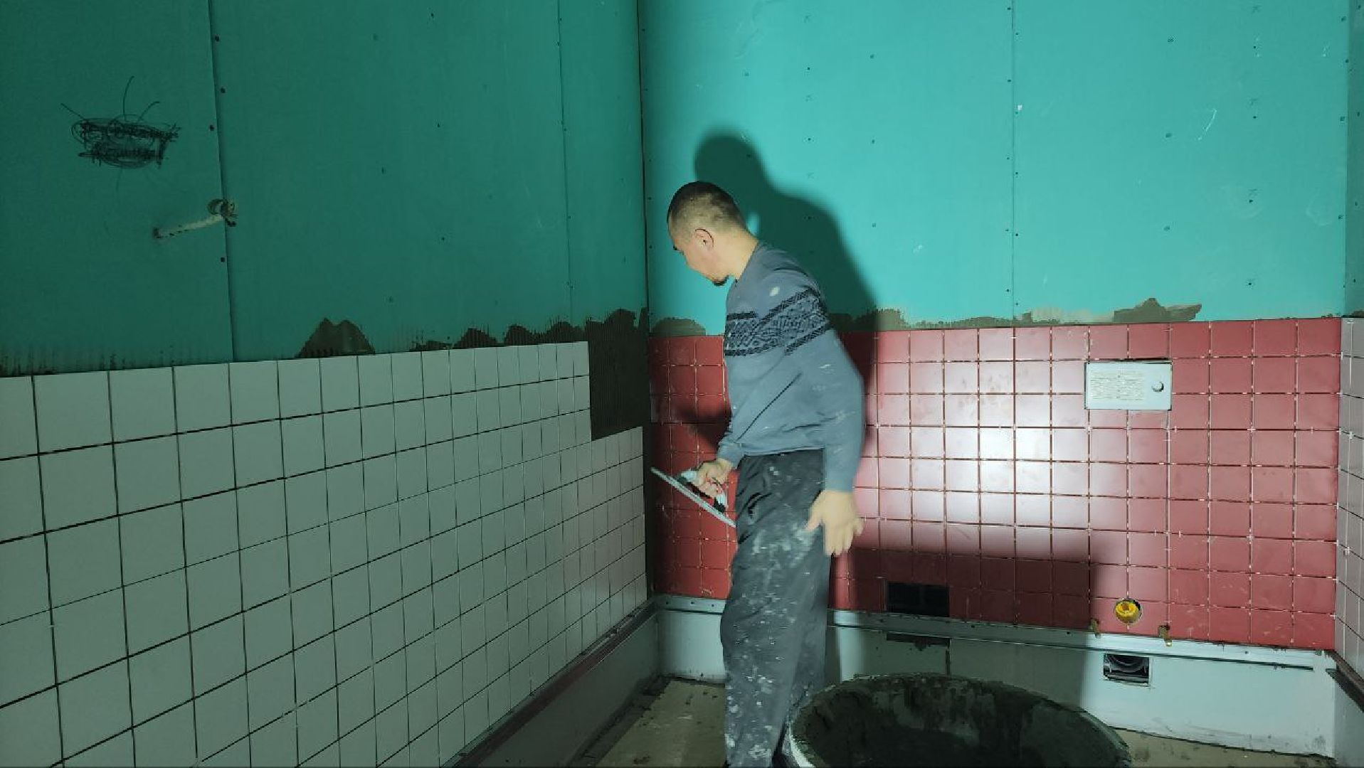 фок с бассейном, Лобня, Строительство ,