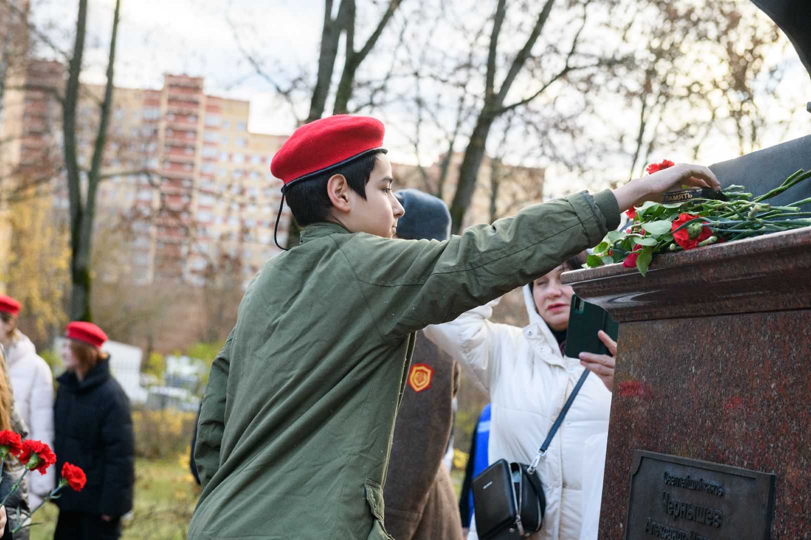 возложение цветов, общество, лыткарино,