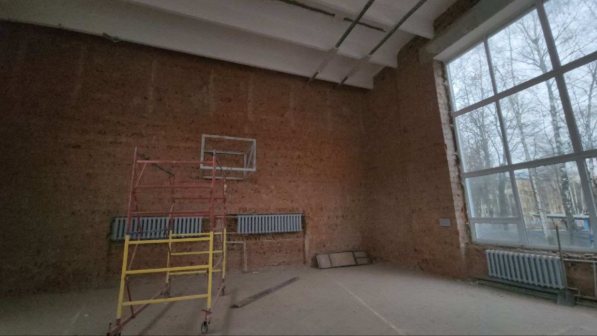 Лобня, Капитальный ремонт школы ,Ремонт кровли,