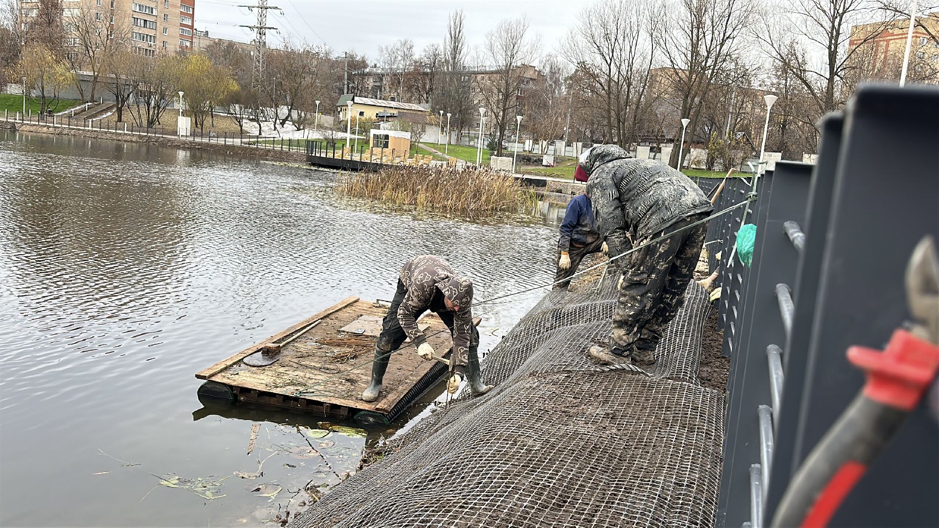 пушкинский городской округ, пушкино, благоуйстройство, травинская набережная, травинское озеро,