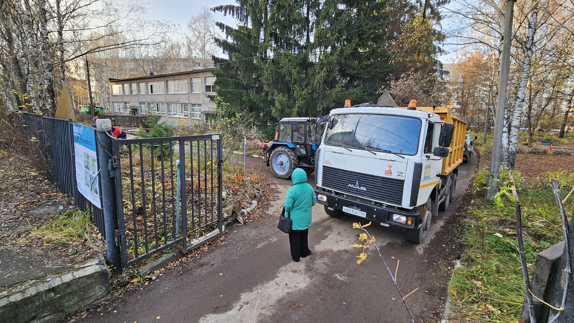 долгопрудный, детский сад 6 звездочка, аварийные деревья, благоустройство,