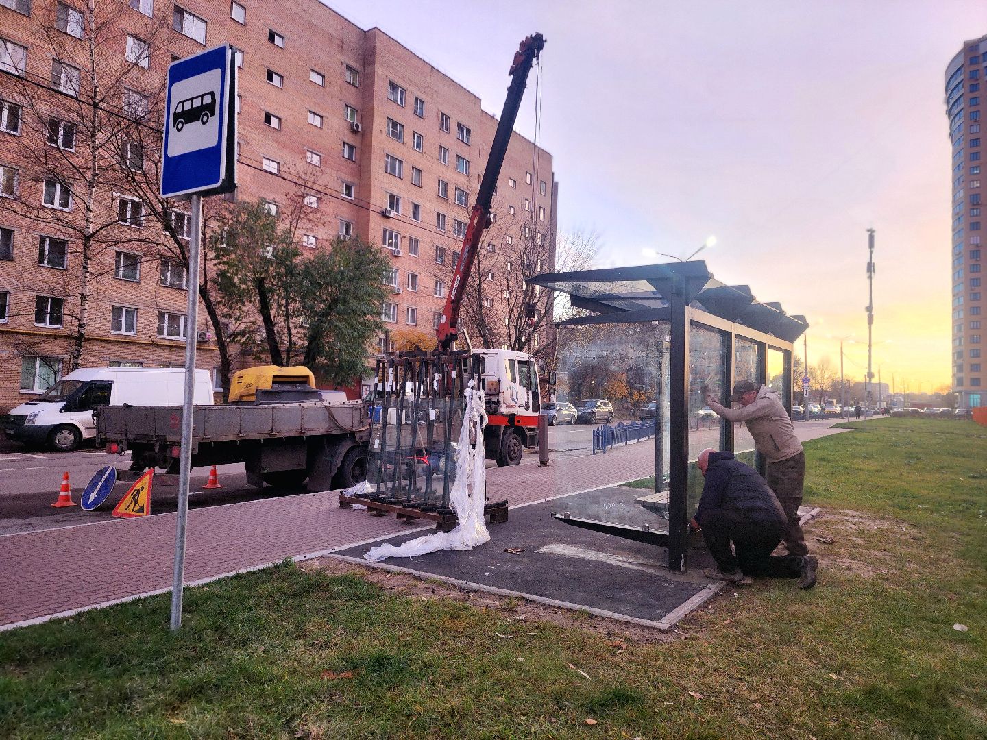 остановка, транспорт, инфраструктура, по просьбам жителей,