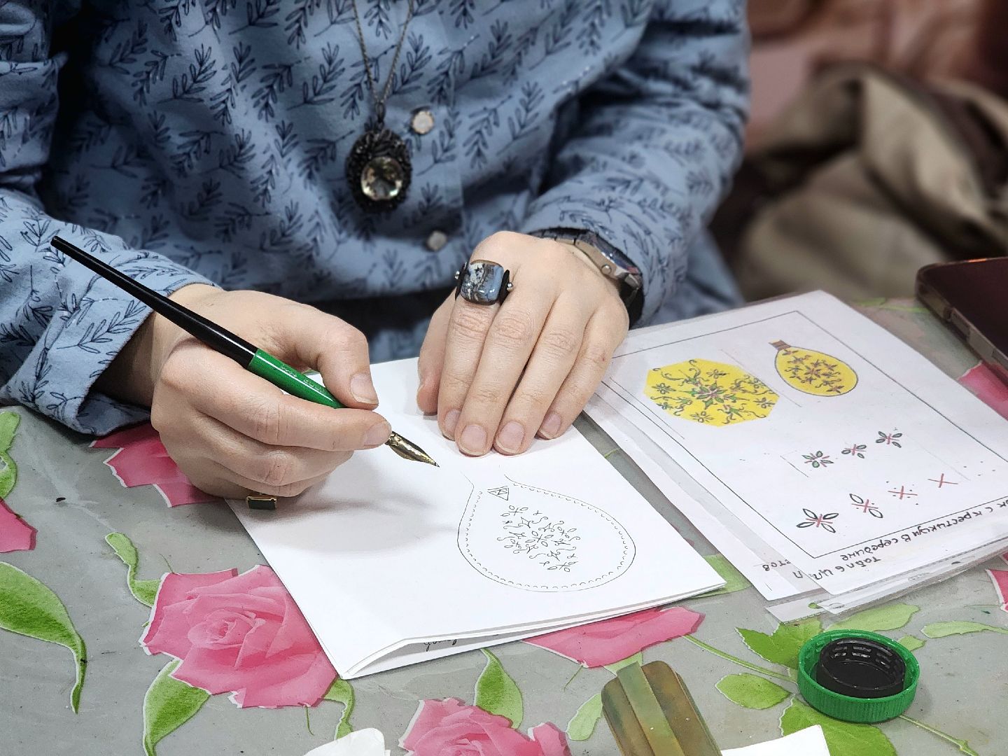 искусство, культура, традиции, пижемская роспись,