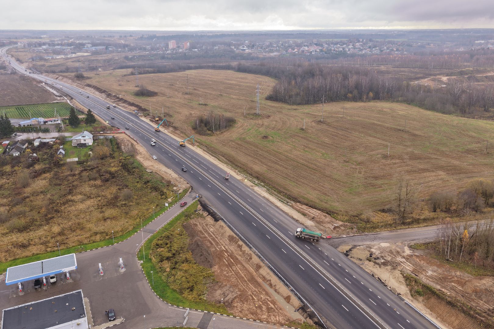 видео с коптера, м9 балтия, расширение м-9,