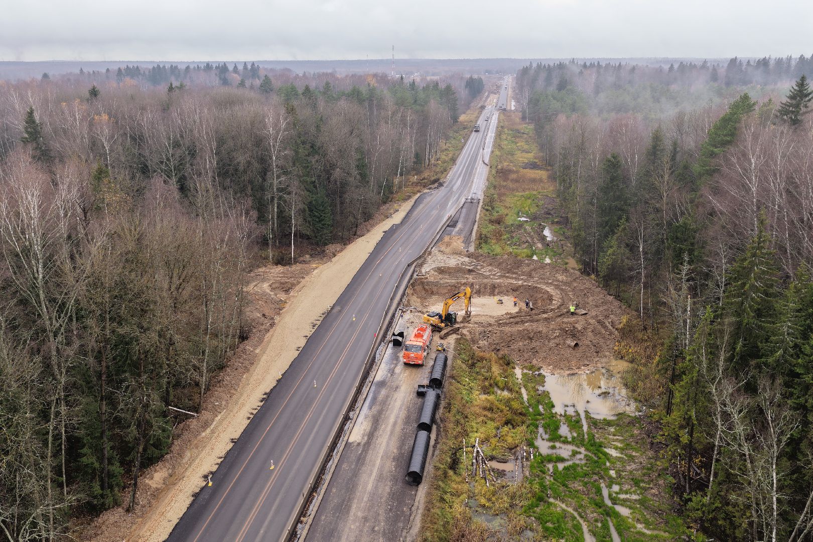 видео с коптера, м9 балтия, расширение м-9,