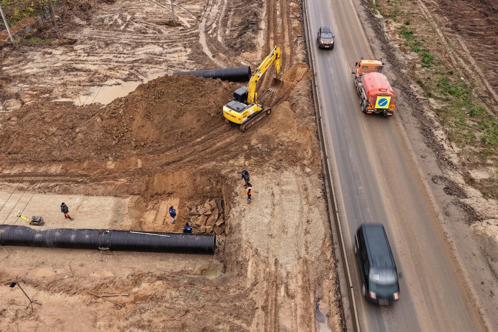 видео с коптера, м9 балтия, расширение м-9,