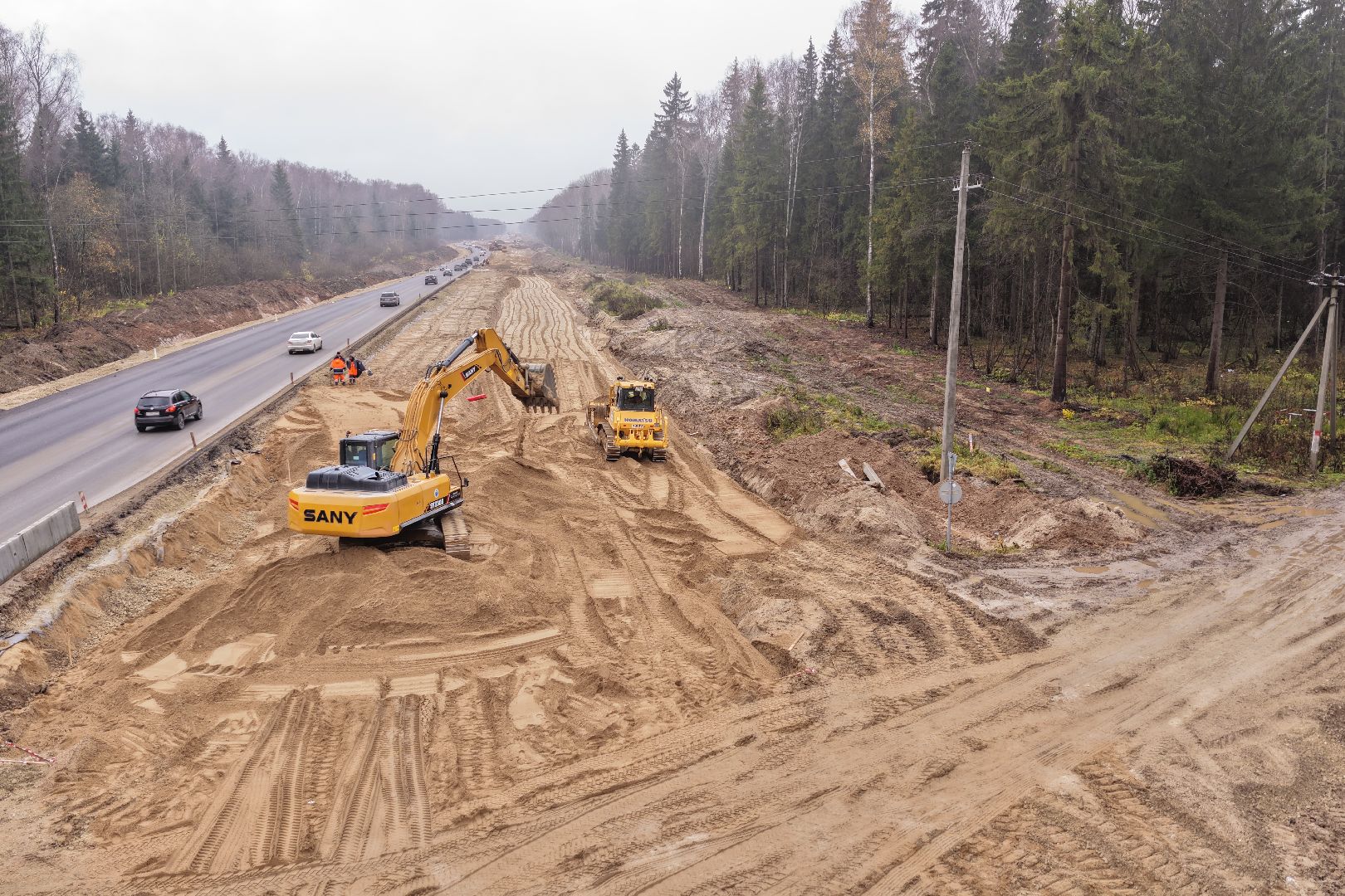 видео с коптера, м9 балтия, расширение м-9,