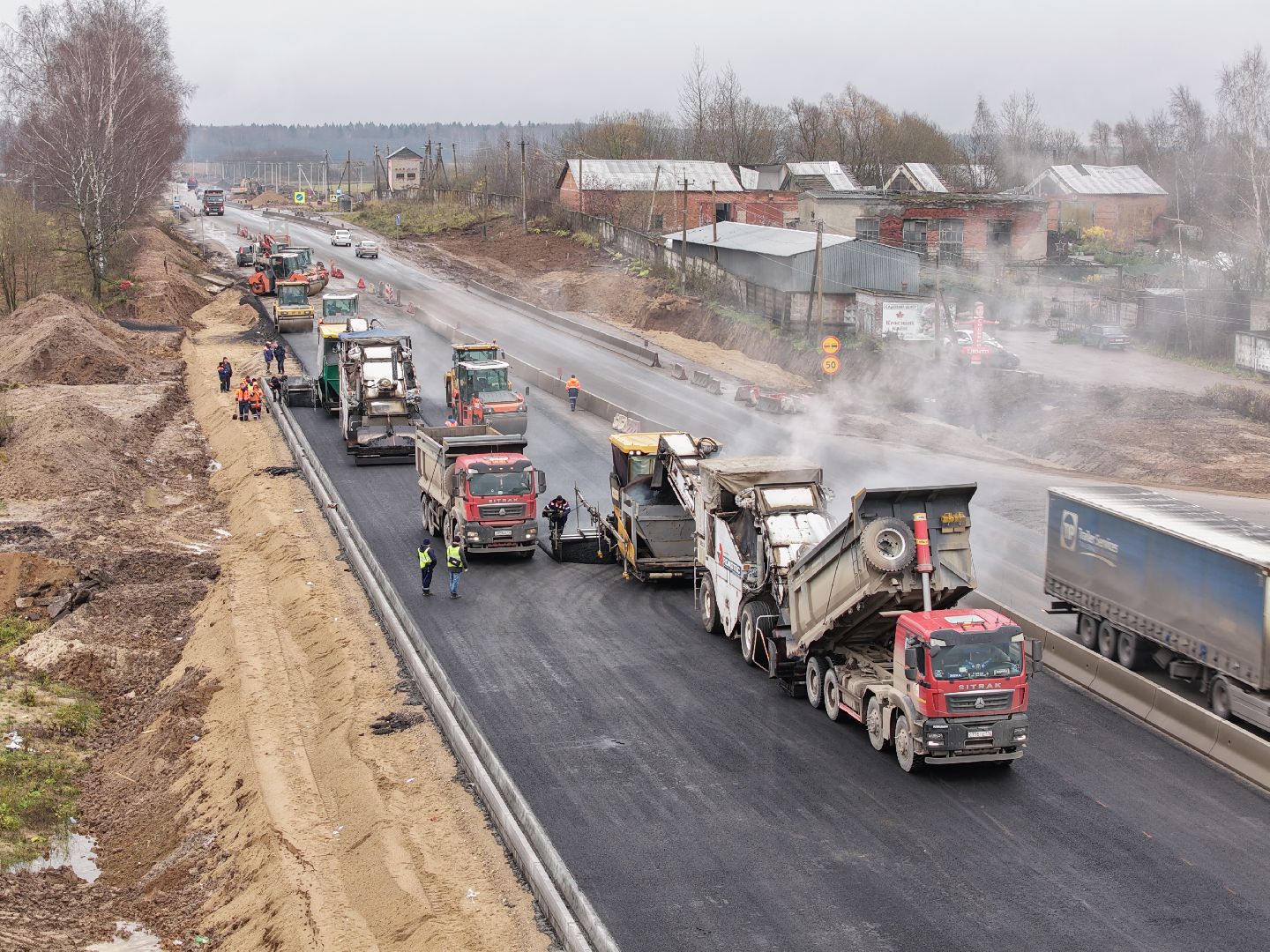 видео с коптера, м9 балтия, расширение м-9,