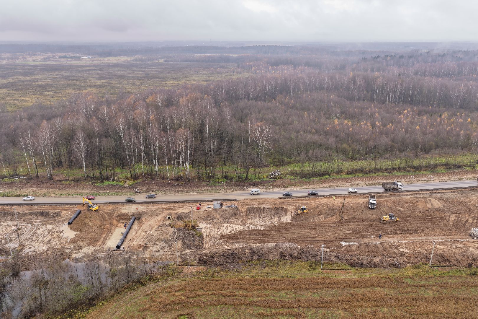 видео с коптера, м9 балтия, расширение м-9,