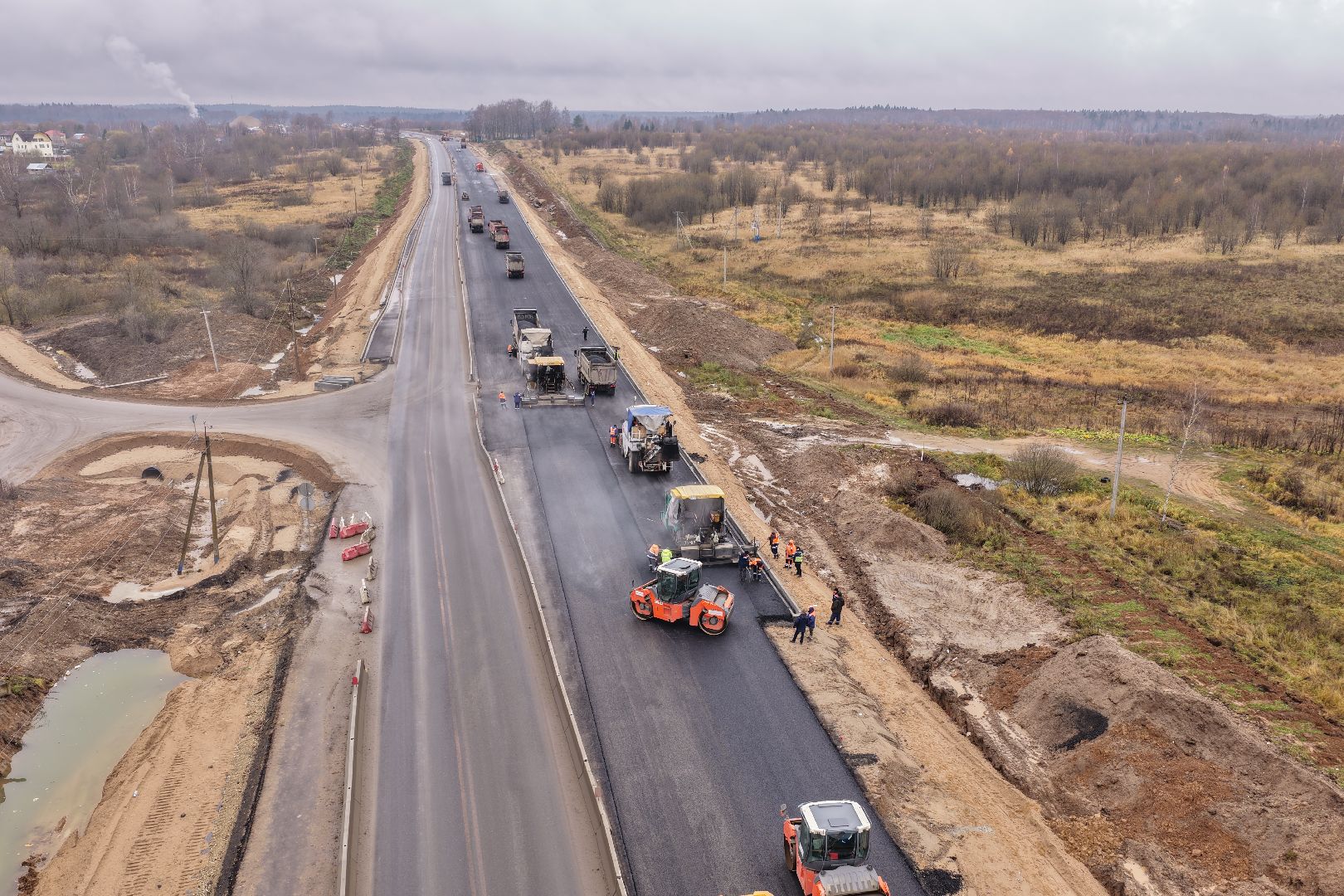 видео с коптера, м9 балтия, расширение м-9,