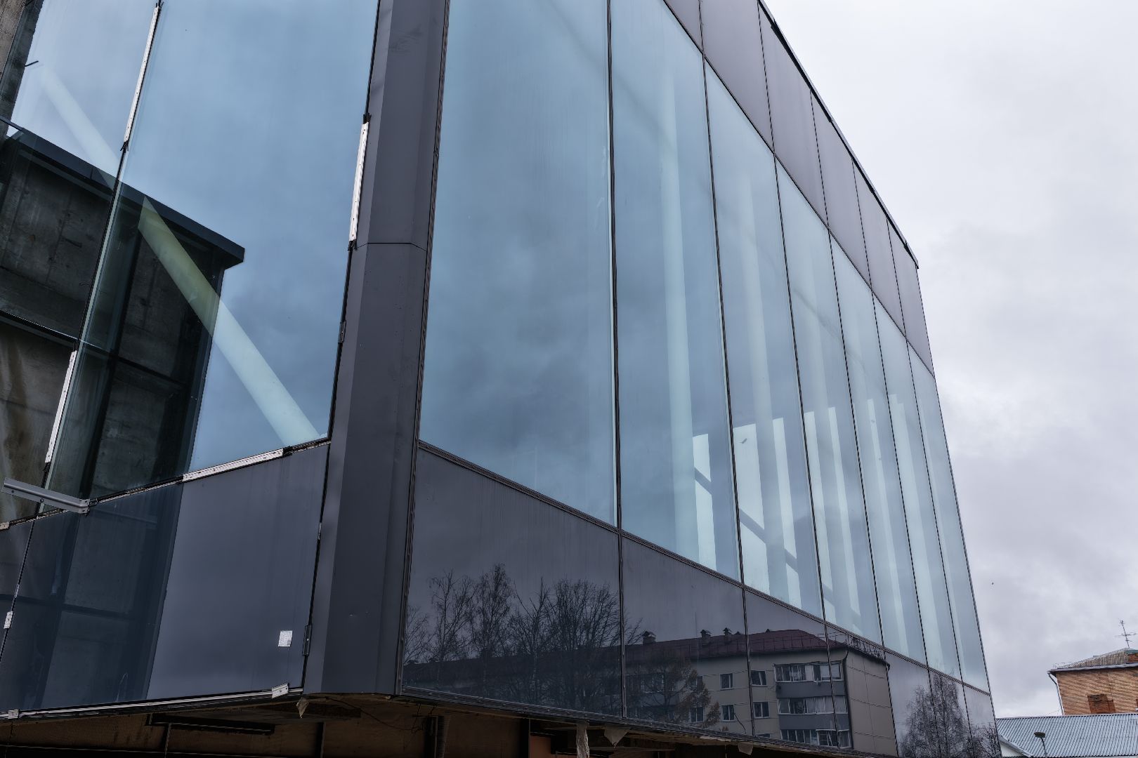 видео с коптера, дворец торжеств шаховская,