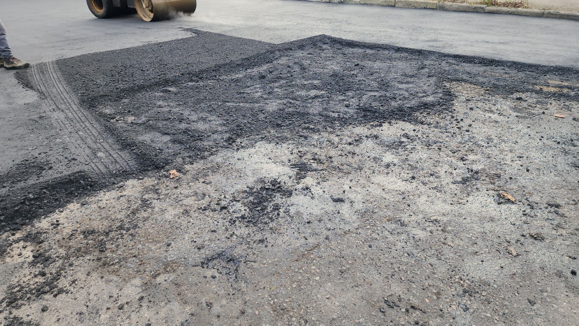 ремонт дороги,