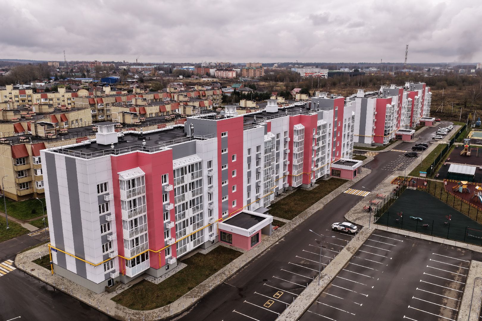 видео с коптера, новостройки в волоколамске, ветхое жилье в волоколамске,  переселение жителей из аварийного жилья,