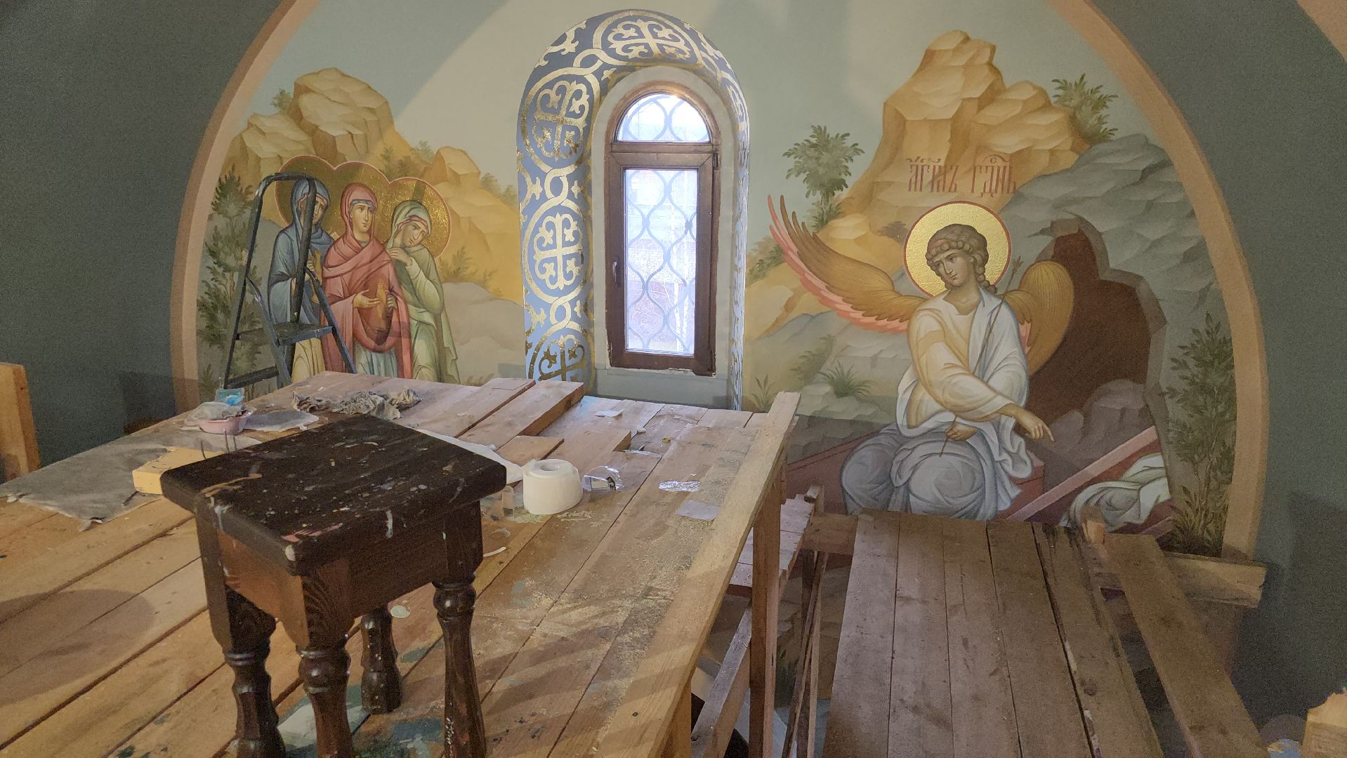 роспись храма, орехово-зуево,