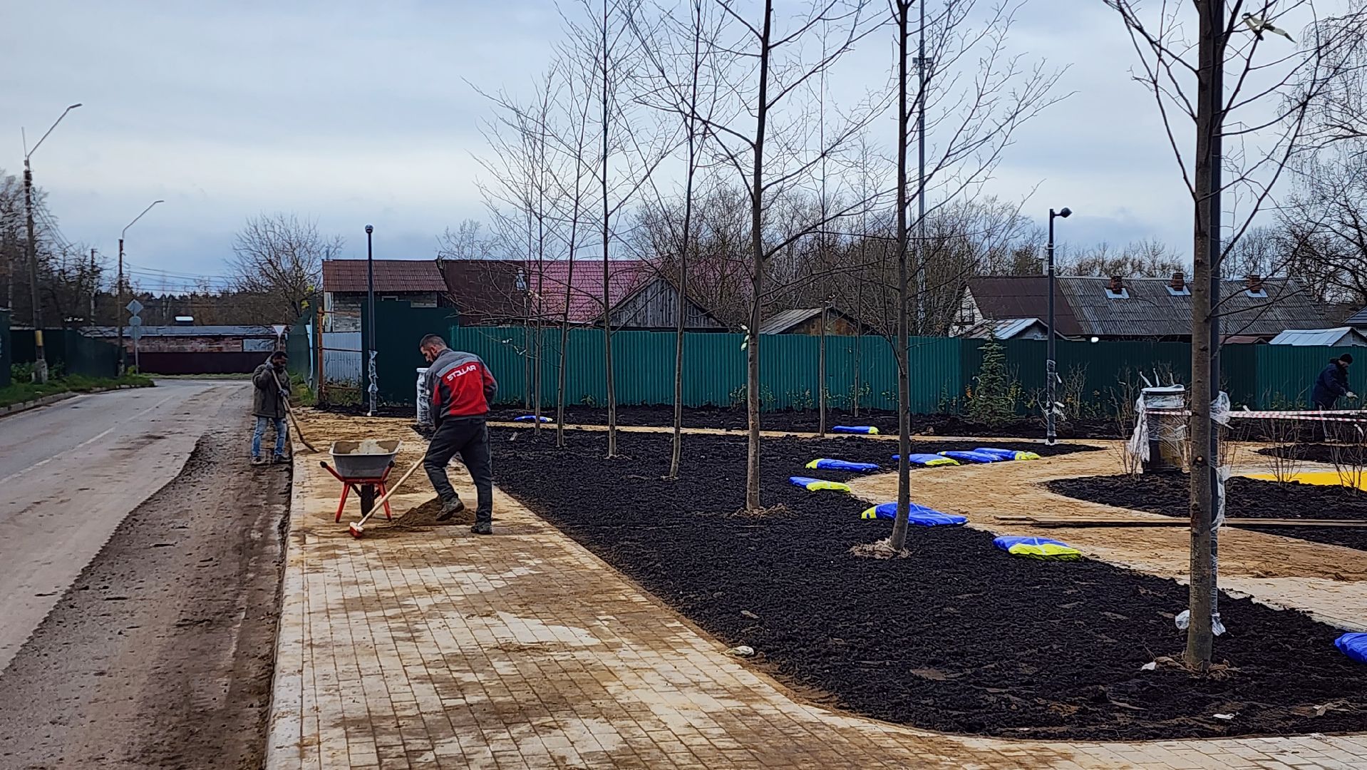 сквер, истра, благоустройство,