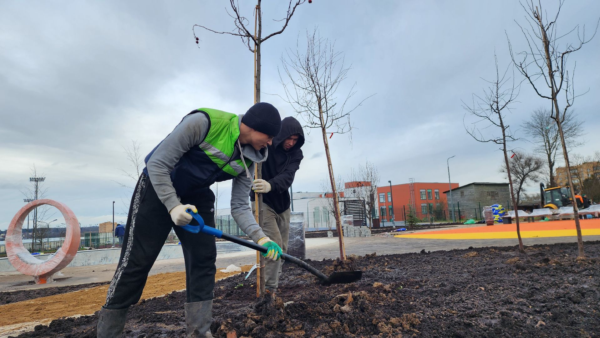 сквер, истра, благоустройство,