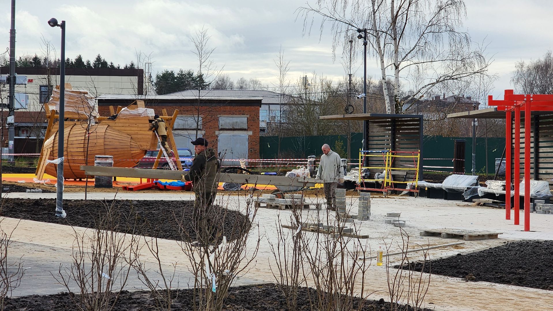 сквер, истра, благоустройство,