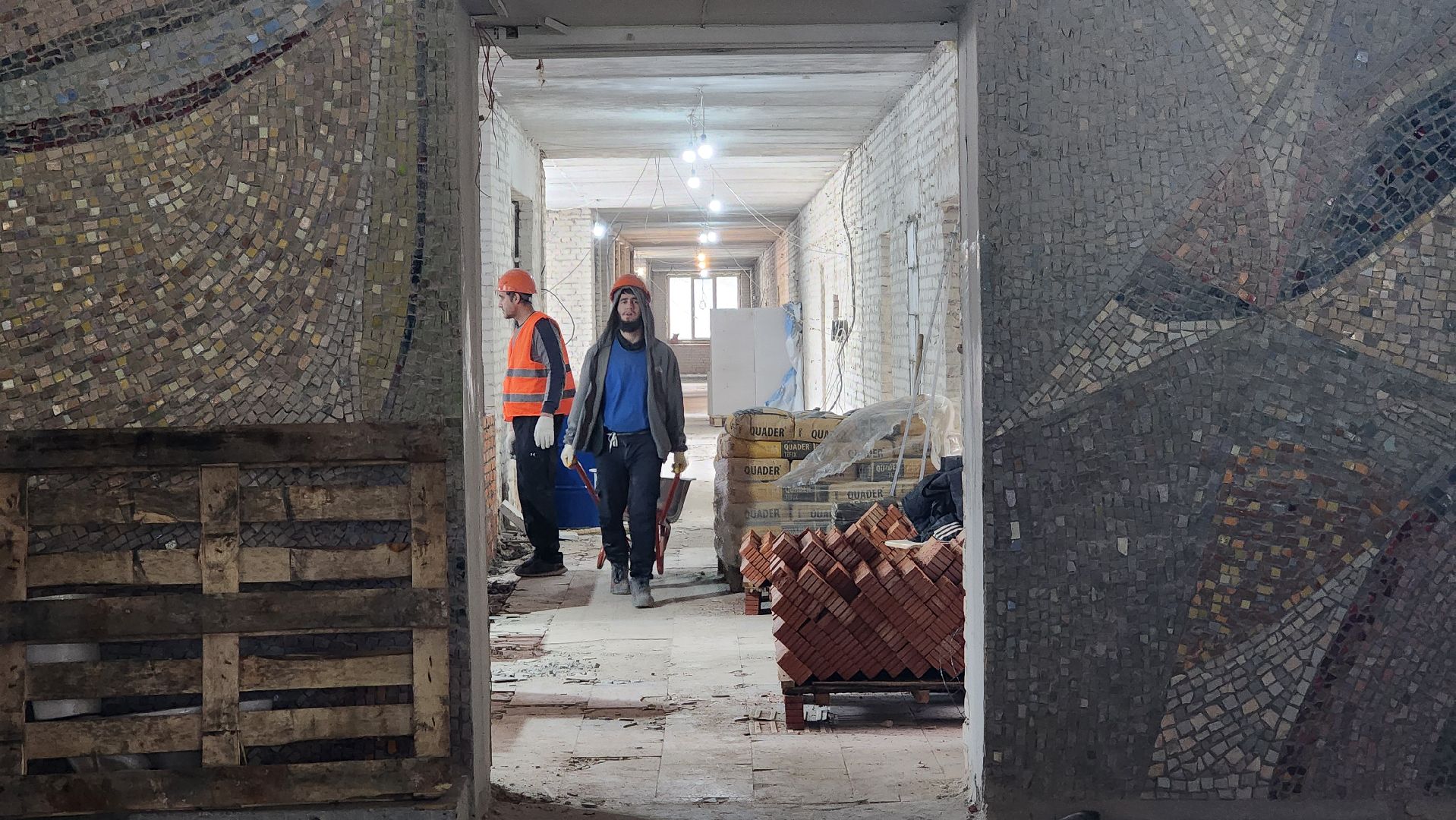 капитальный ремонт, лицей протвино, стройка,