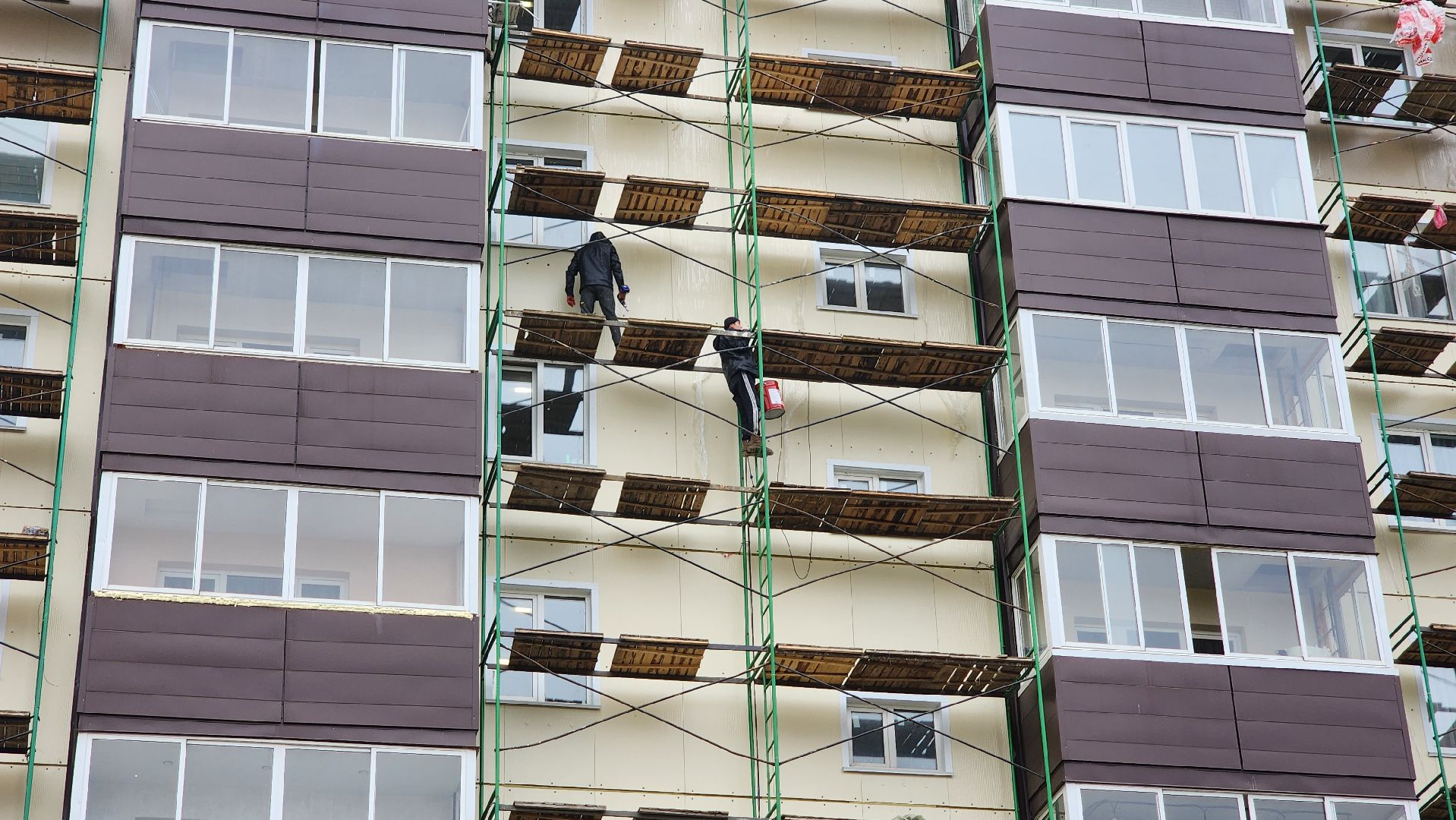 клин, майданово, ремонт фасада , жкх,