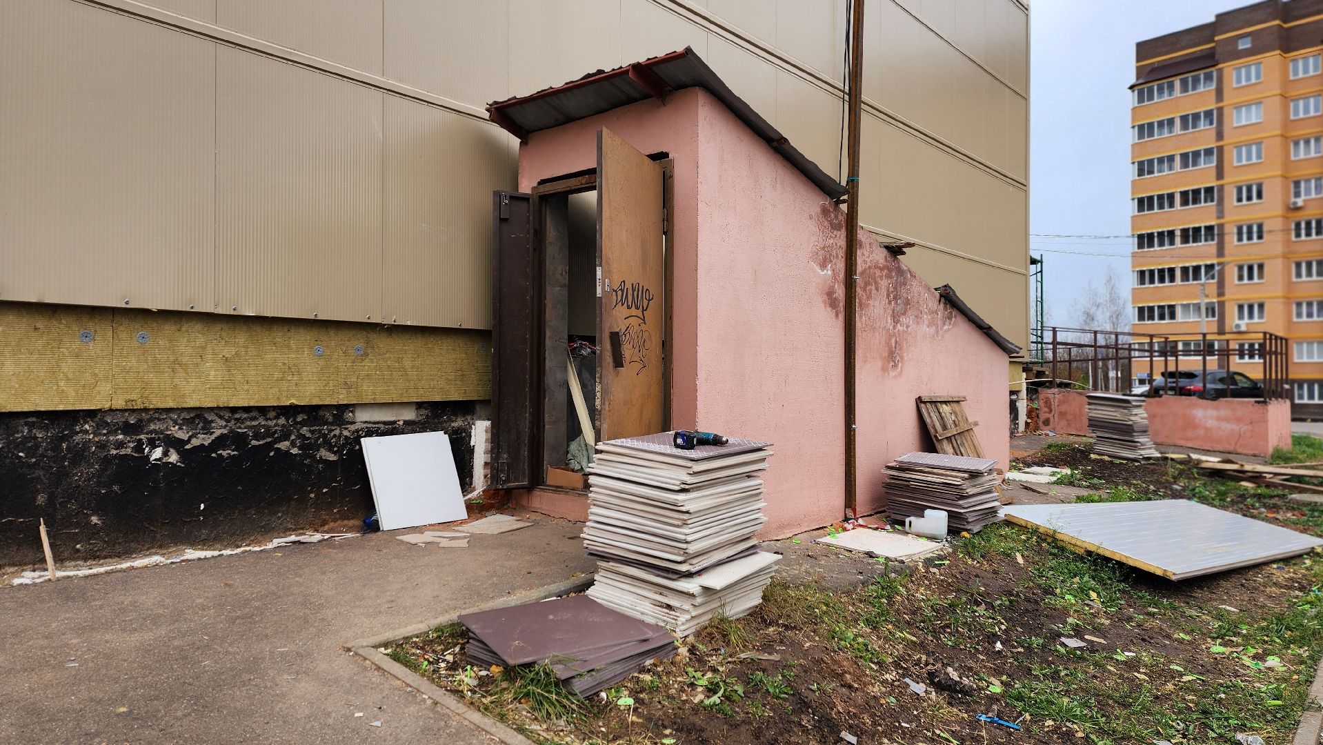 клин, майданово, ремонт фасада , жкх,