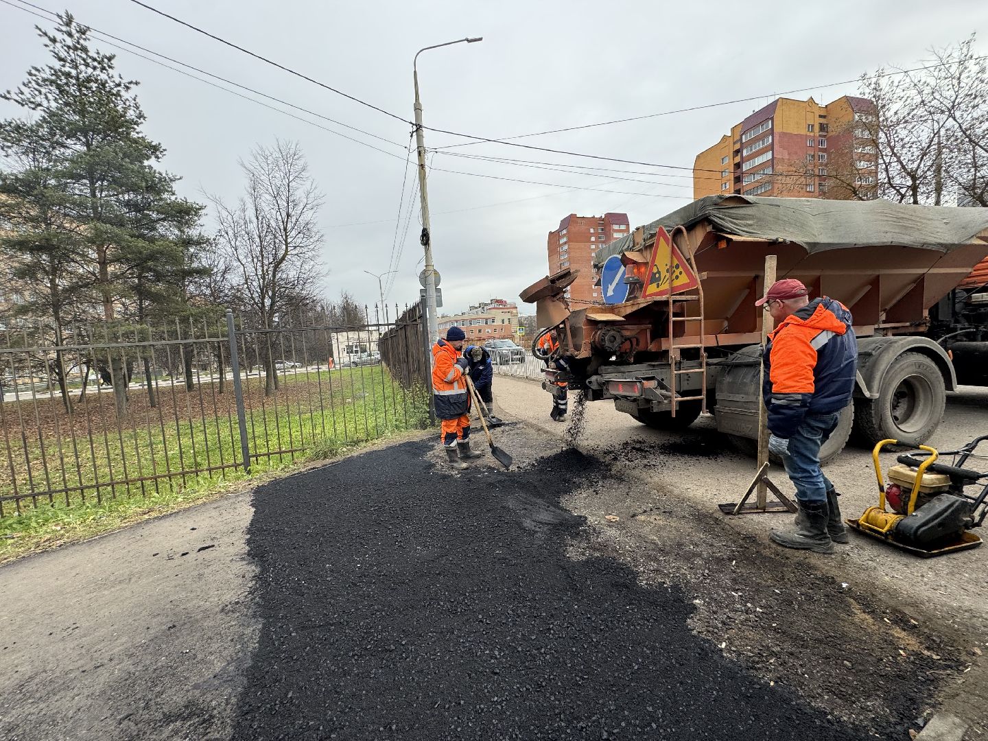 Сергиев Посад, МБУ Благоустройство СП, благоустройство тропинки,