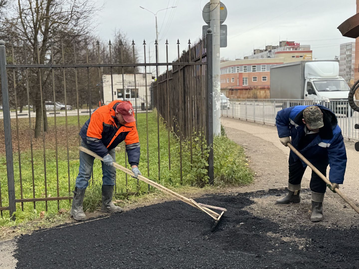Сергиев Посад, МБУ Благоустройство СП, благоустройство тропинки,