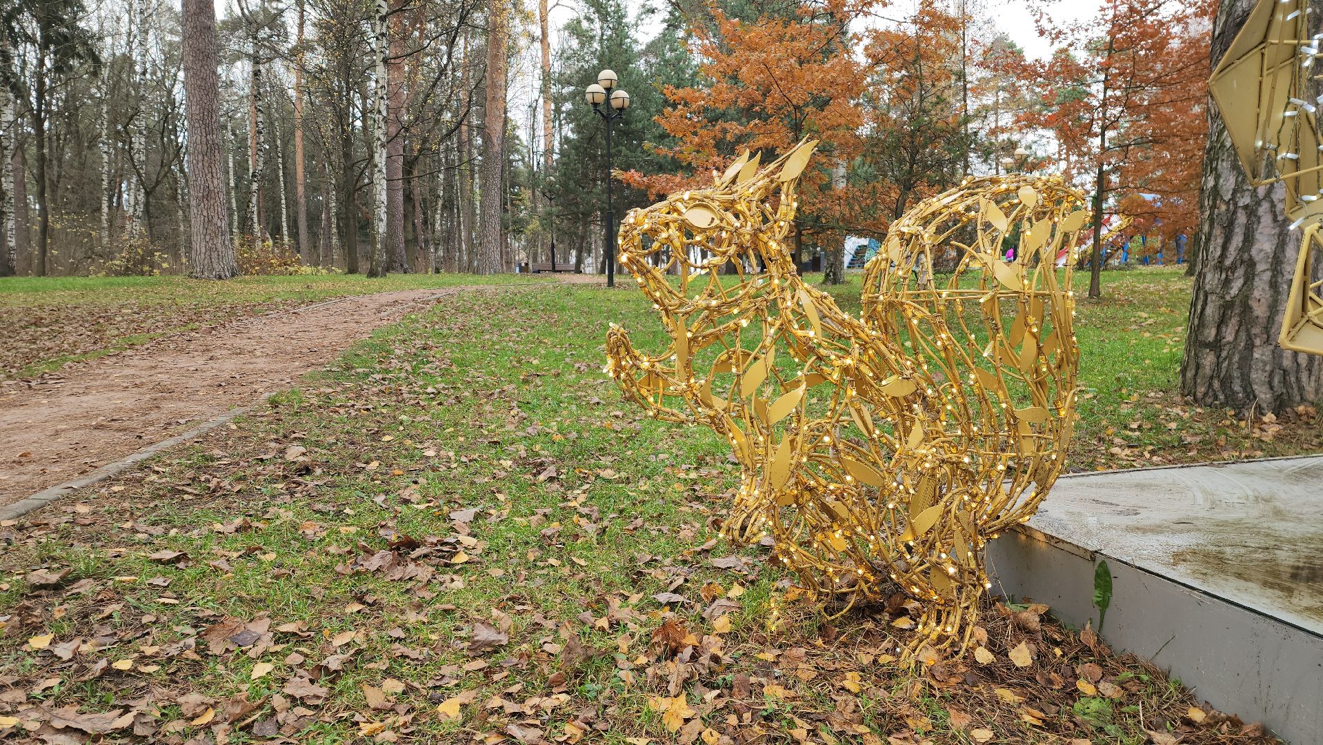 детский городок сказочный, новый год, украшение елки,