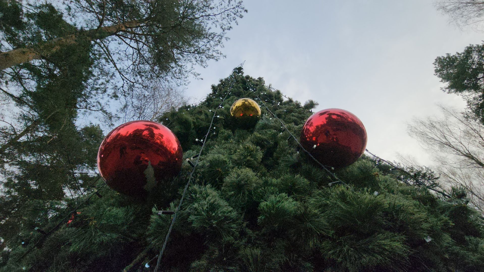 детский городок сказочный, новый год, украшение елки,