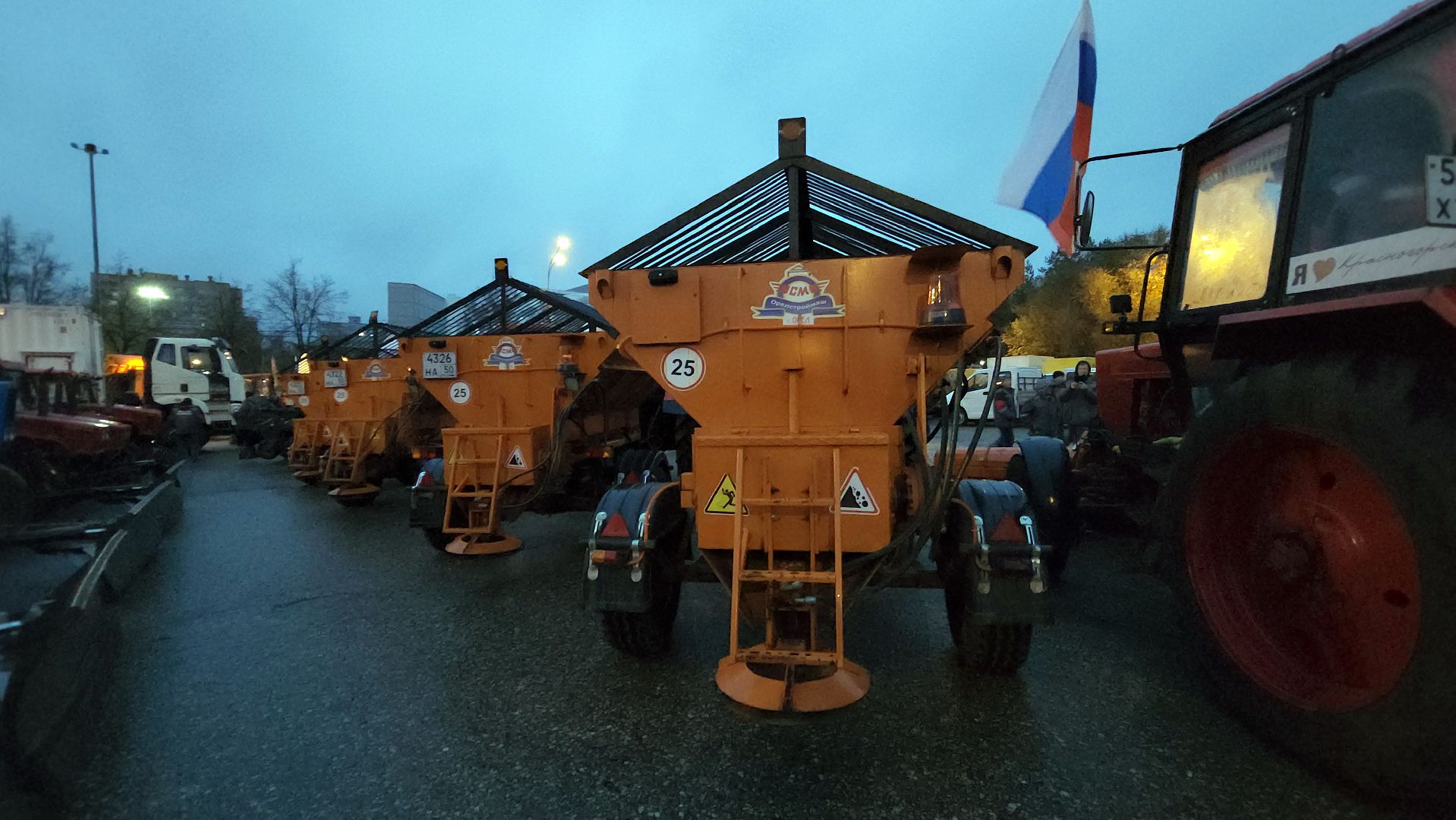 жкх, смотр коммунальной техники, красногорск, подготовка к зиме,