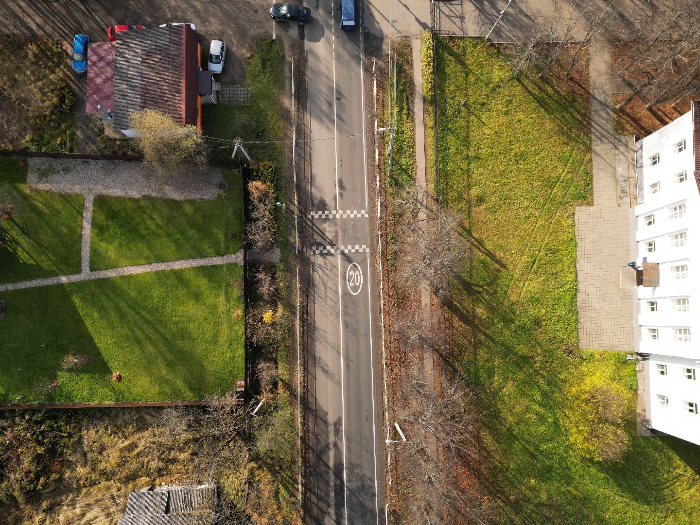 видео с коптера, обновление дорог в можайском округе,