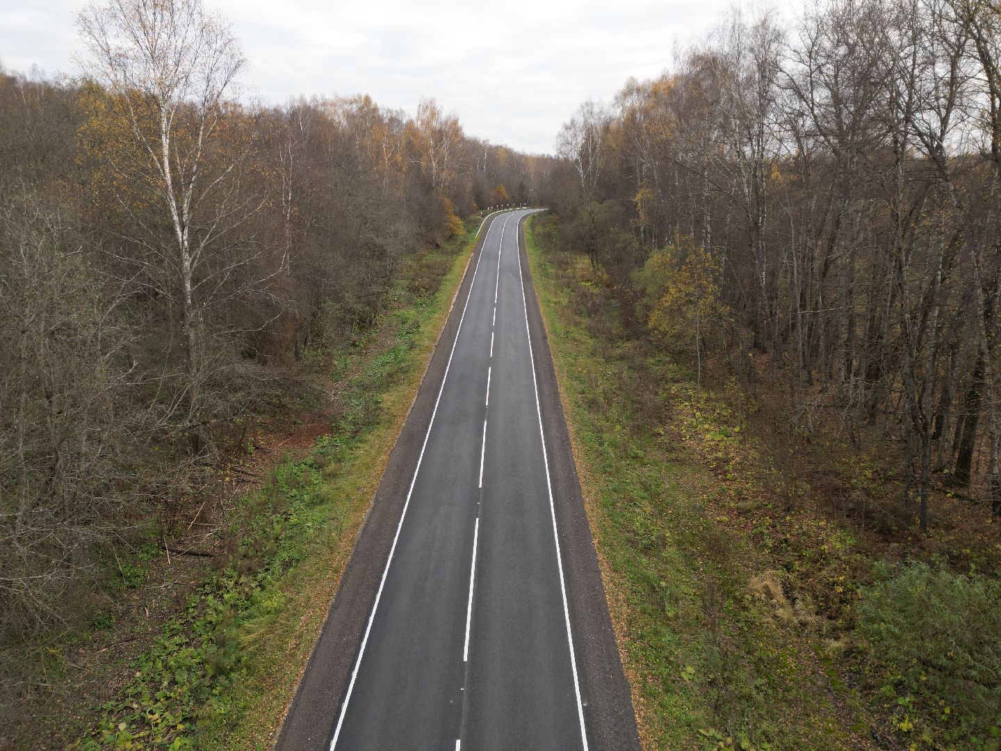 видео с коптера, обновление дорог в можайском округе,