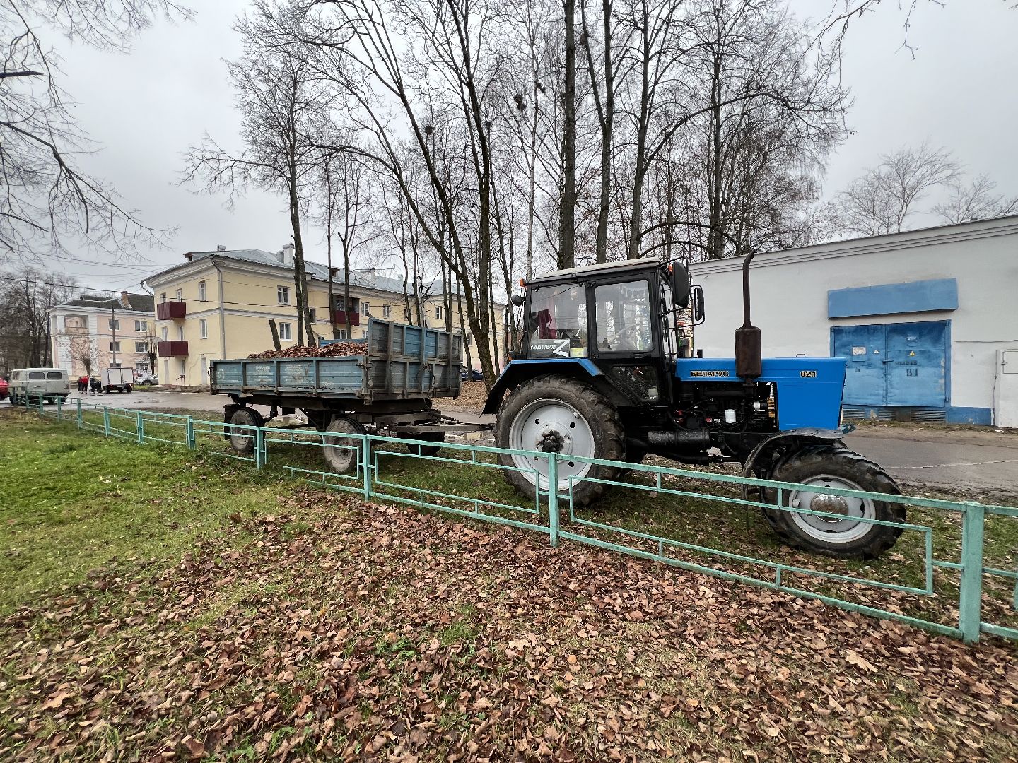 Уборка листвы талдом,  Талдомский округ, благоустройство 2025,
