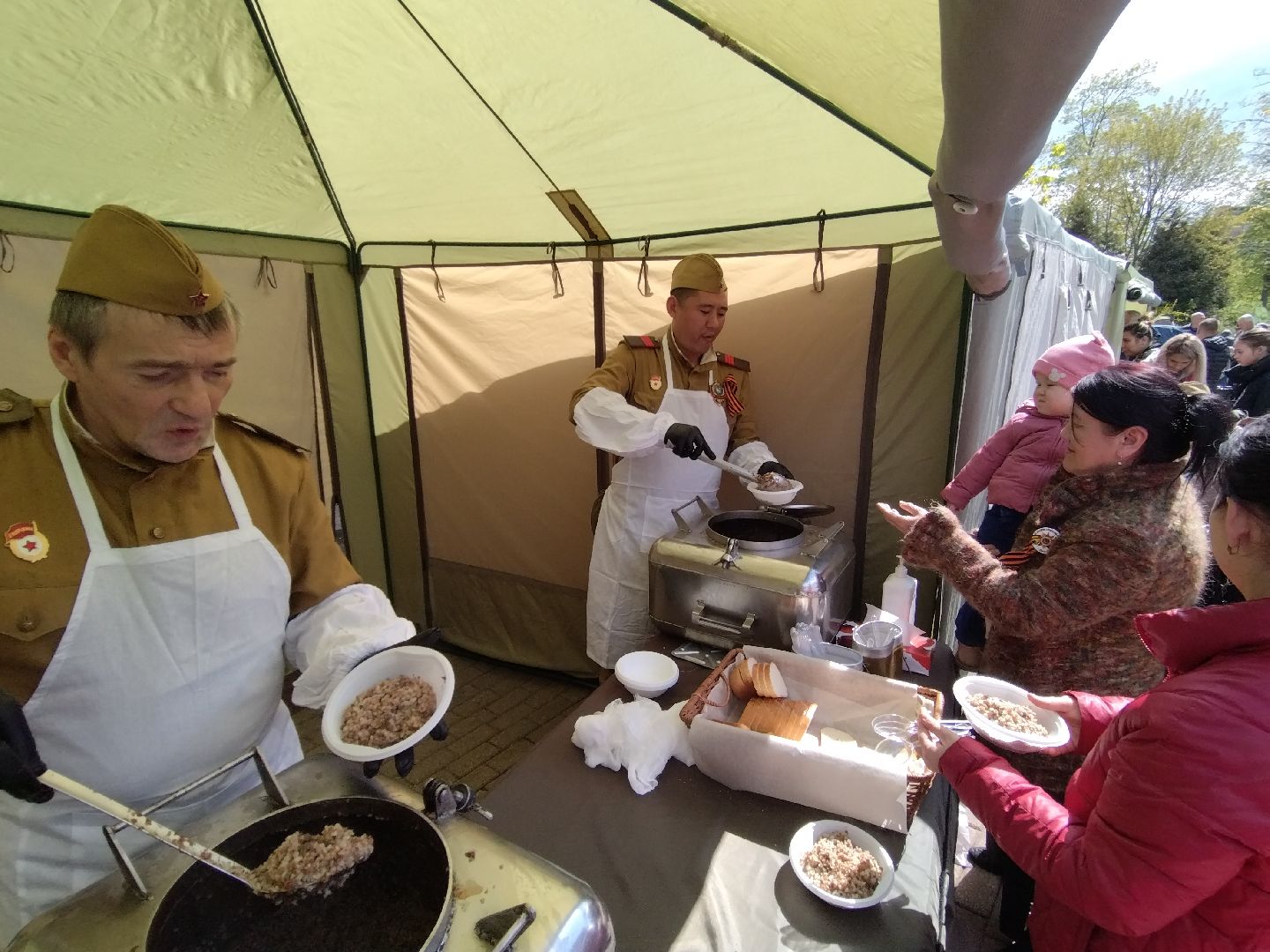 9 Мая, День Победы, Мытищи, Полевая кухня