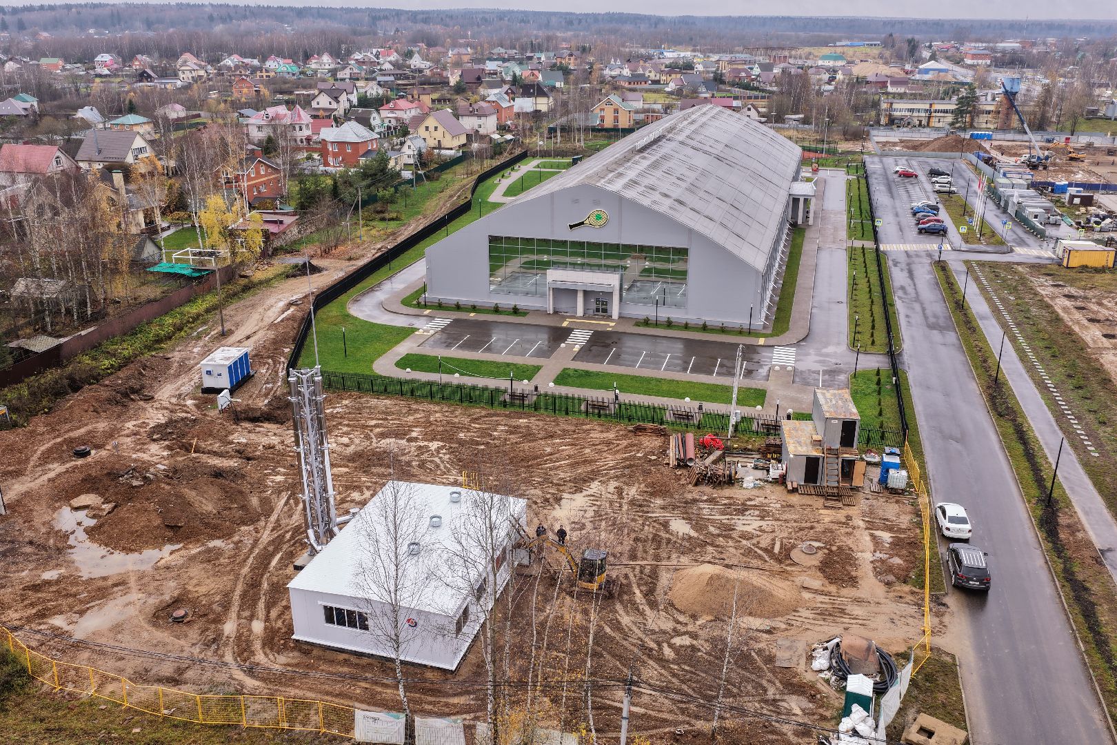 видео с коптера, теннисный центр шаховская,спорт в подмосковье,