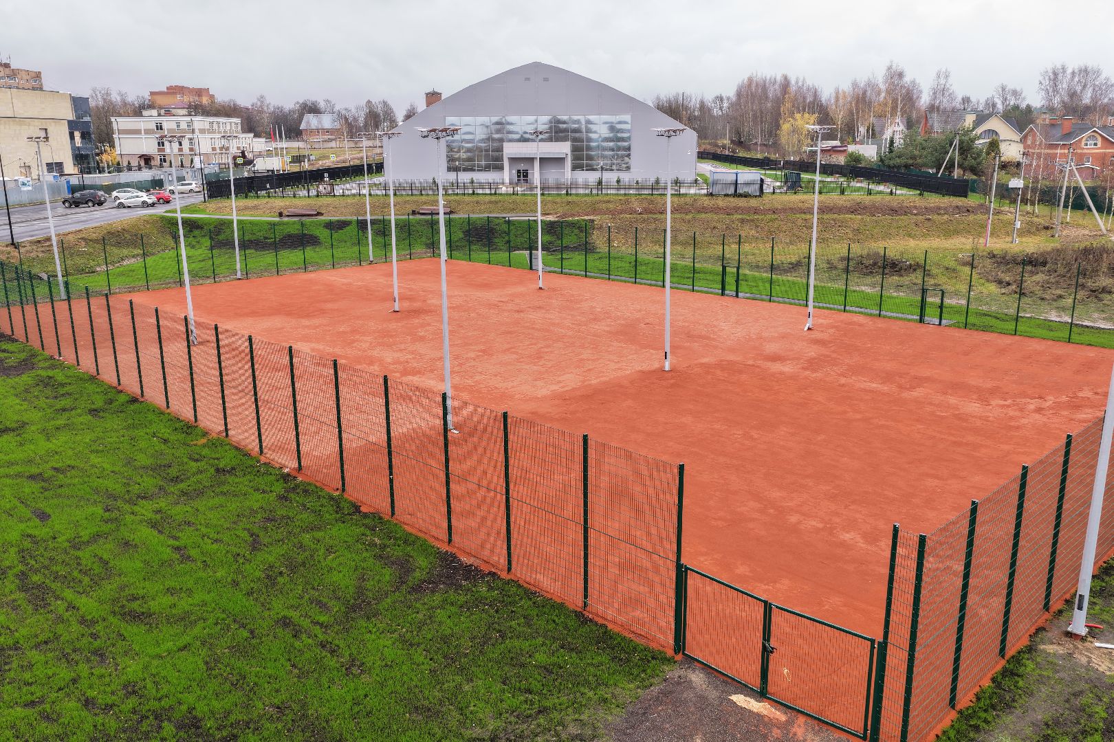 видео с коптера, теннисный центр шаховская,спорт в подмосковье,